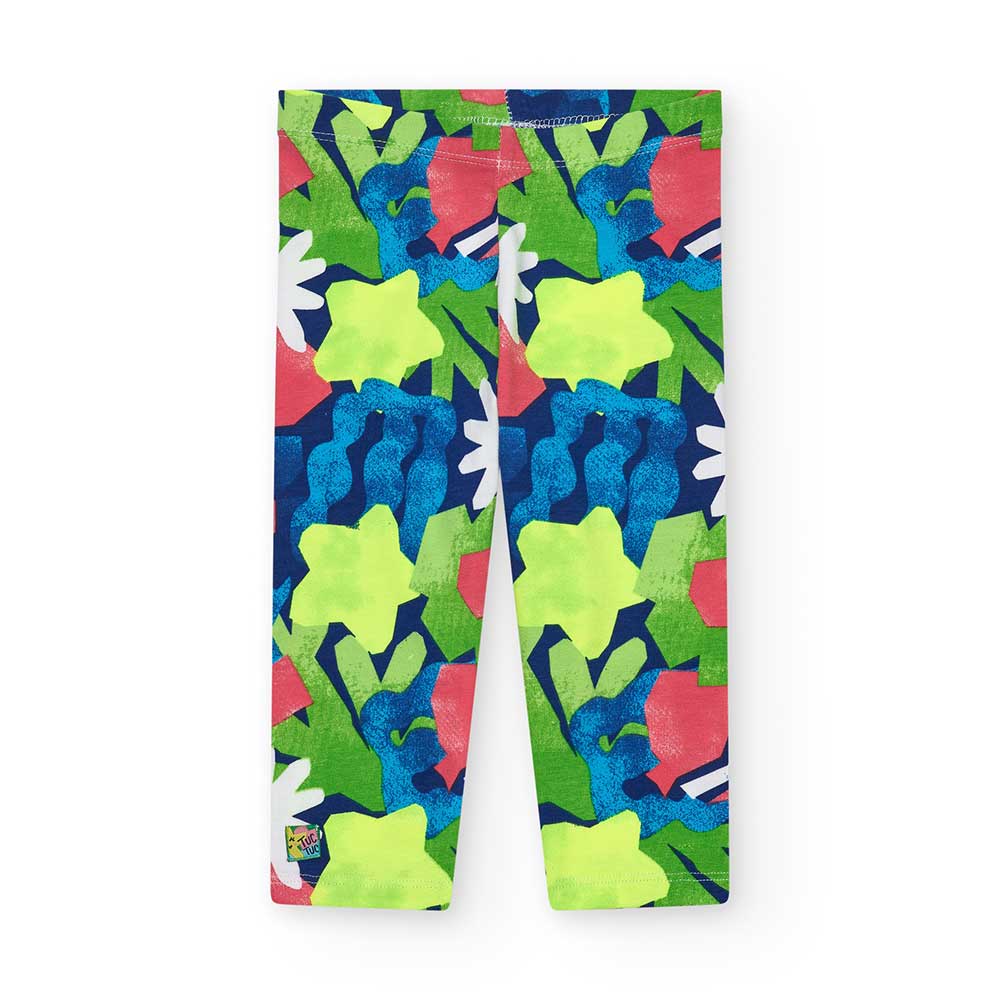 Leggings lang aus der Tuc Tuc Mädchenbekleidungslinie, mit durchgehendem Neonfarbenmuster.       ...