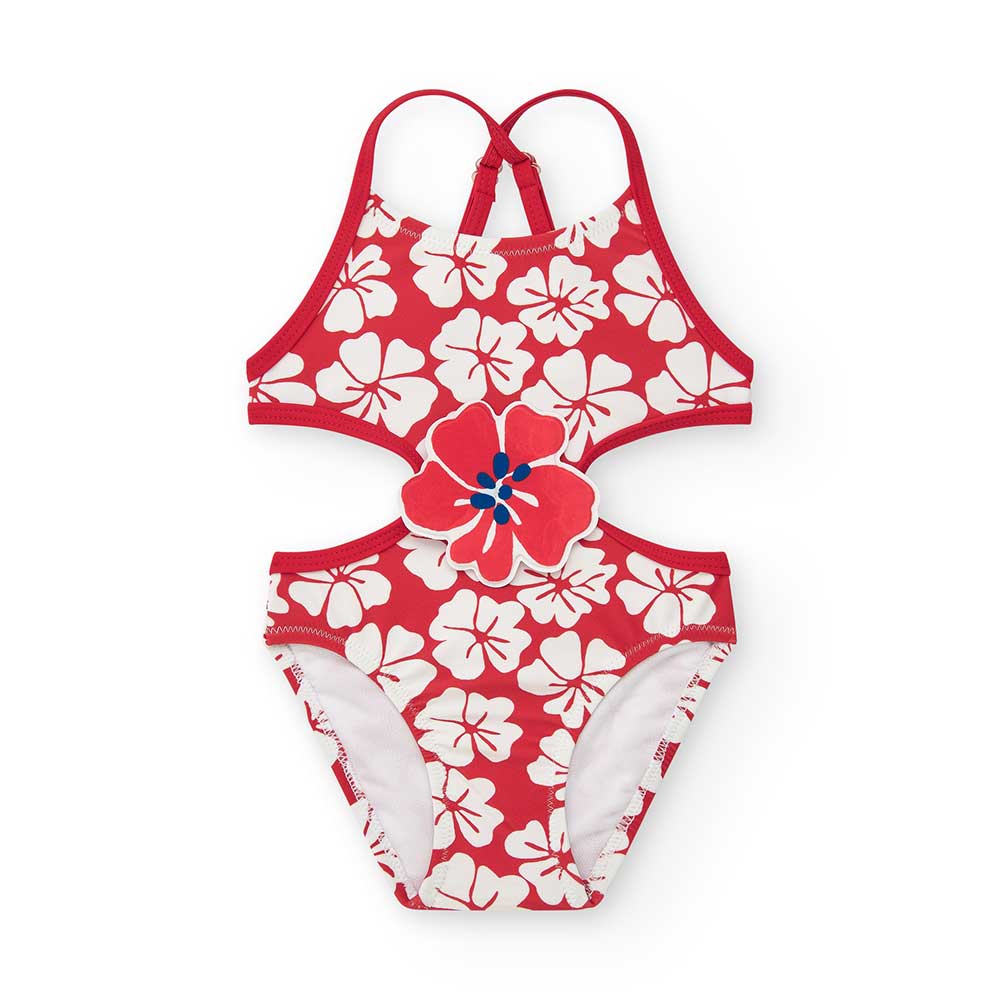 Trikini aus der Tuc Tuc Girls' Clothing Line, mit mehrfarbigem Muster.
Zusammensetzung: Polyamid ...