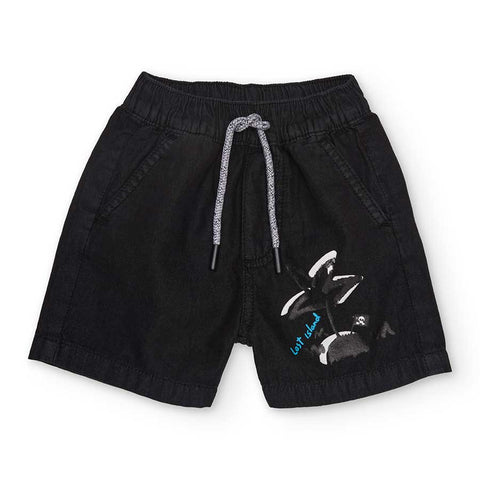 BERMUDA JEANS - TUC TUC - Colore: Nero - Stagione: Primavera-Estate