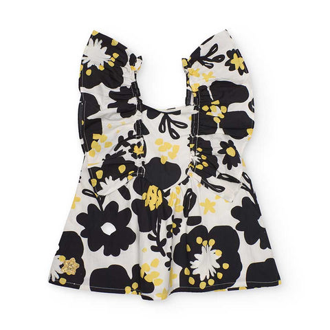 BAUMWOLL-CANVAS-KLEID