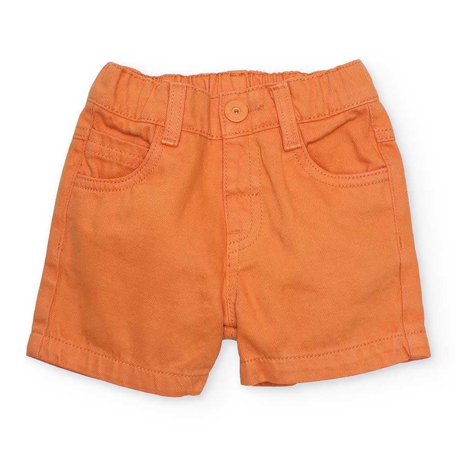 Kinder-Shorts aus der Tuc Tuc Kinderbekleidungslinie, aus einfarbigem Denim mit verstellbarer Tai...