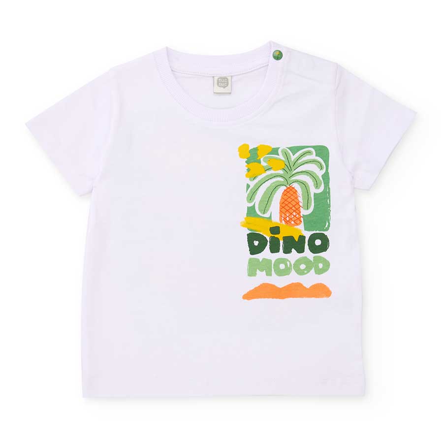 T-shirt della Linea Abbigliamento Bambino tuc Tuc, con stampa colorata sul dietro e piccola stamp...