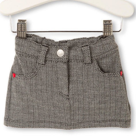 FALDA PUNTO GEOMETRIC - TUC TUC - Sesso: Bambina - Colore: uni - Stagione: Autunno-Inverno