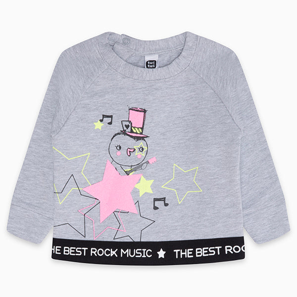 
  Sweatshirt aus der Tuc Tuc Girl's Clothing Line mit Bottincini auf der Rückseite und Zeichnung...
