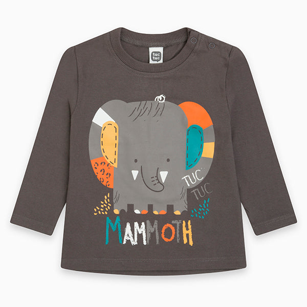 
  T-Shirt aus der Tuc Tuc Childrenswear Line mit Druckknöpfen auf der
  Schultergurt und leuchte...