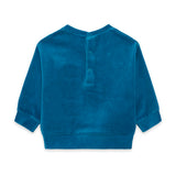 SWEATSHIRT AUS SAMT