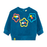 SWEATSHIRT AUS SAMT