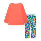 T-SHIRT E LEGGINGS JERSEY - TUC TUC - Sesso: Bambina - Colore: uni - Stagione: Autunno-Inverno
