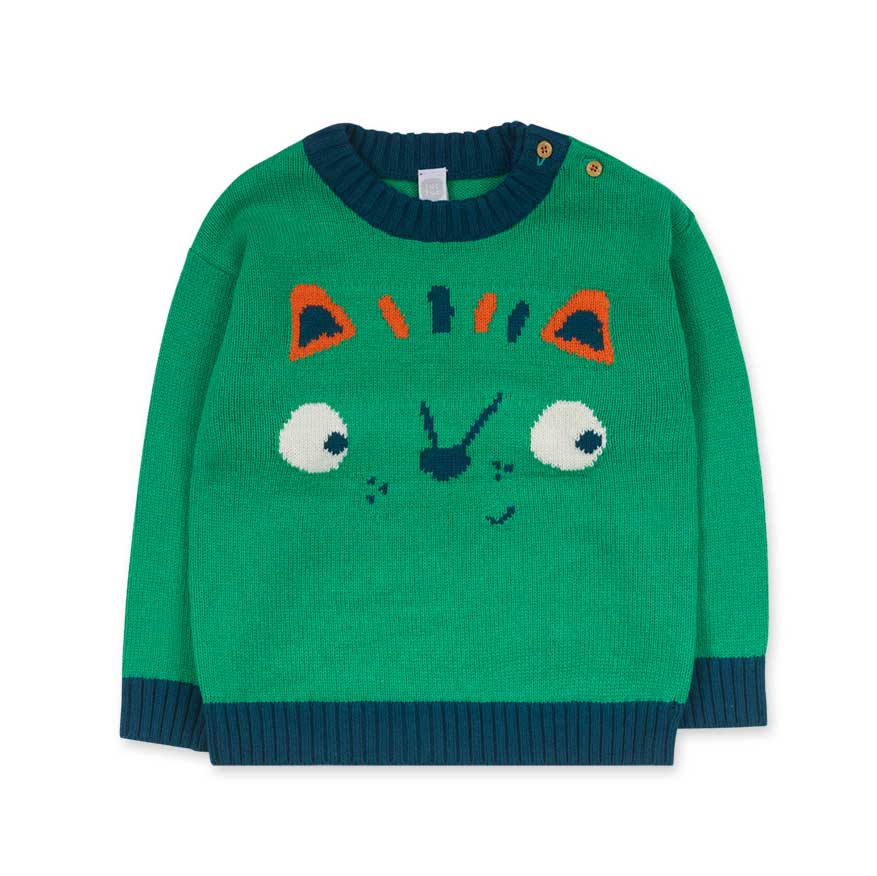 
Pullover aus der Tuc Tuc Kinderbekleidungslinie, mit bunten Farben und einem kleinen Tiermotiv a...