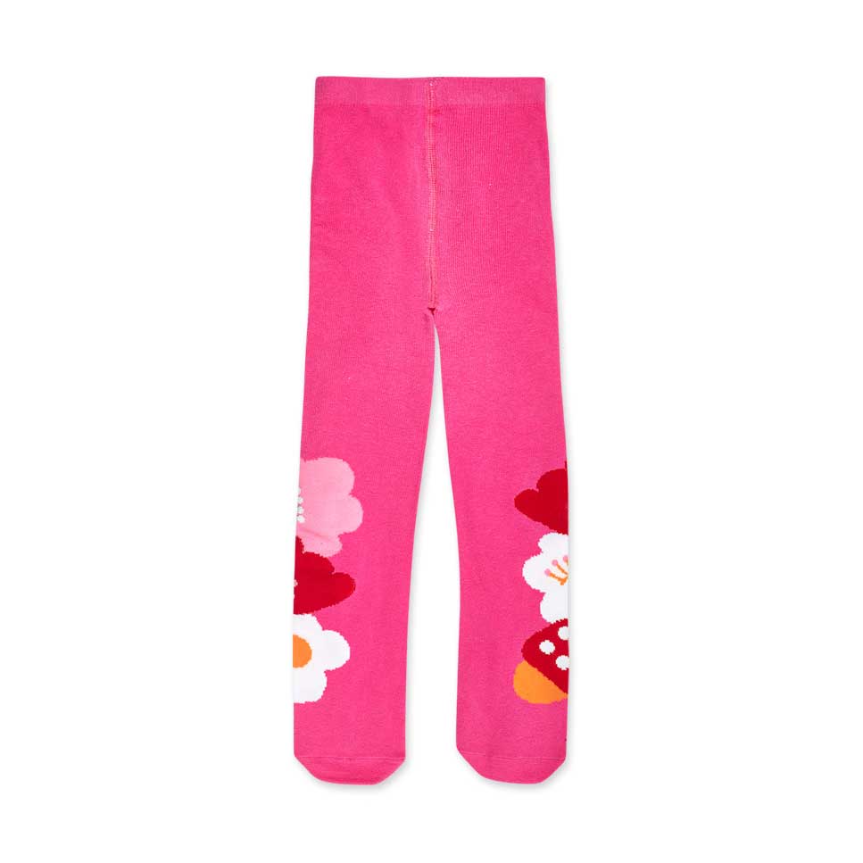 
Strumpfhose aus der Tuc Tuc Girls' Clothing Line, mit Herzchenmuster auf fuchsiafarbenem Hinterg...