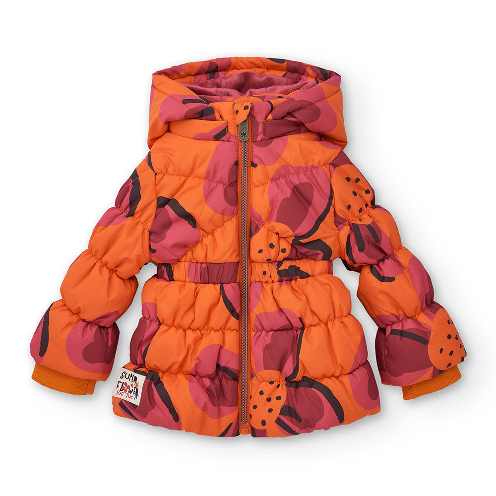Wasserdichte Jacke aus der Kinderbekleidungslinie Tuc Tuc, langes Modell mit abnehmbarem Kapuzen ...