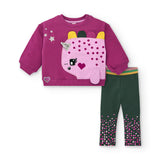 TRIKOT-SWEATSHIRT UND LEGGINGS