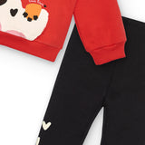 JERSEY-SWEATSHIRT UND LEGGINGS
