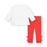 T-SHIRT E LEGGINGS JERSEY - TUC TUC - Sesso: Bambina - Colore: uni - Stagione: Autunno-Inverno