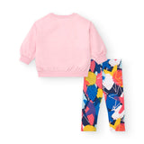 TRIKOT-SWEATSHIRT UND LEGGINGS