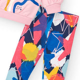 TRIKOT-SWEATSHIRT UND LEGGINGS