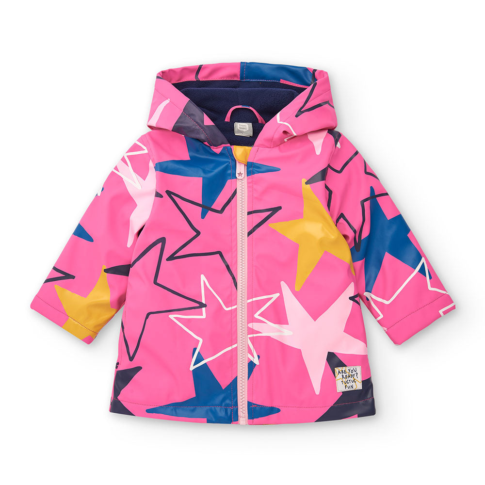 Schützen Sie Ihr Kleines mit dieser praktischen, bunten wasserdichten Jacke, perfekt für regneris...