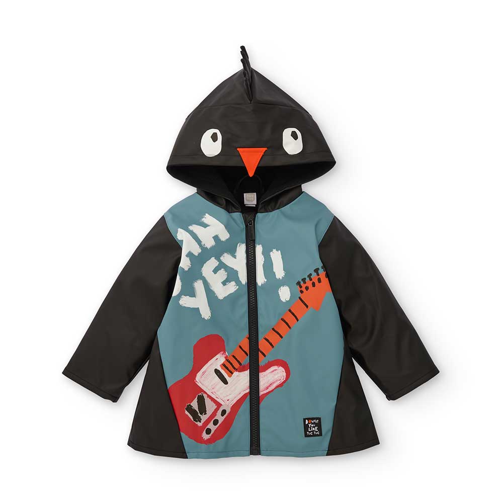 Cerata della Linea Abbigliamento Bambino Tuc Tuc, con cappuccio con cresta e disegno multicolor d...
