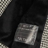 Gefütterte karierte Jacke