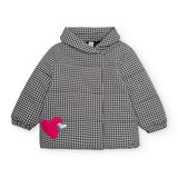 Gefütterte karierte Jacke