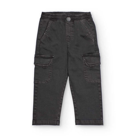 PANTALONS AUS BAUMWOLL-DRILL