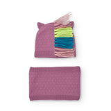 KNIT HAT AND SCARF