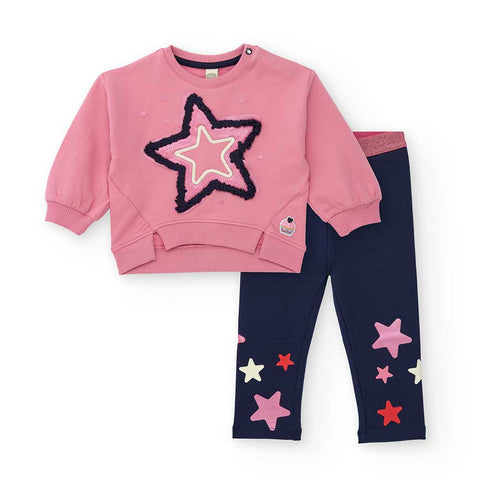 FELPA E LEGGINGS - Tuc Tuc - Sesso: Bambina - Colore: Rosa - Stagione: Autunno-Inverno