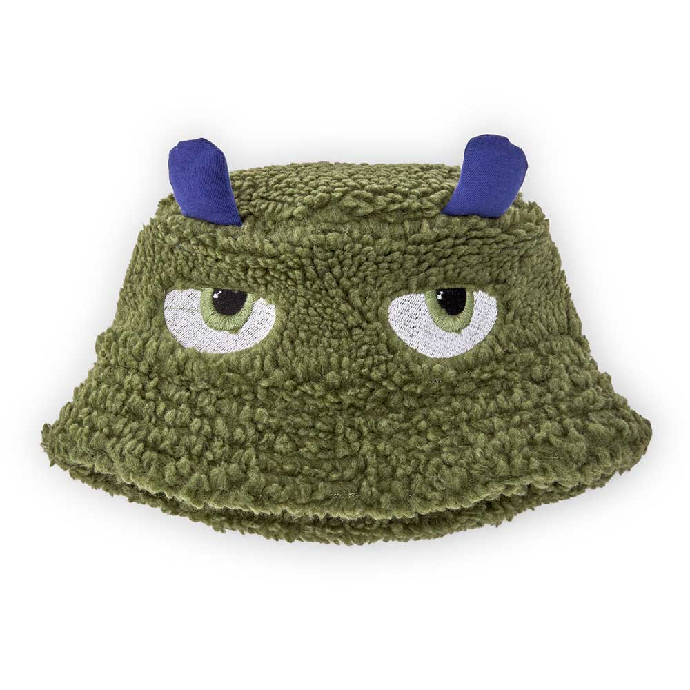 Cappello der Kinderbekleidungslinie Tuc Tuc, aus Fleece mit Ohren, Fischerhut-Modell. Zusammenset...