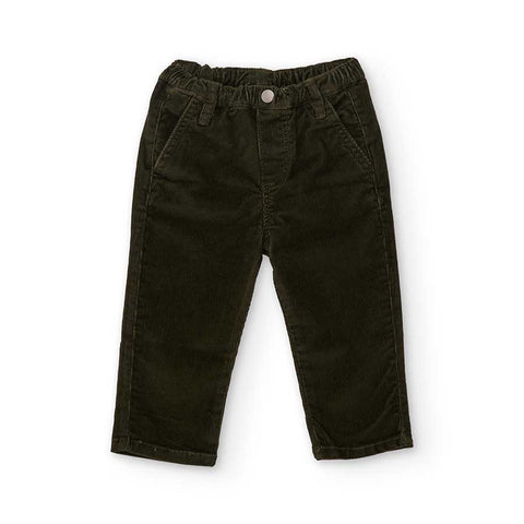PANTALONI VELLUTO VERDE