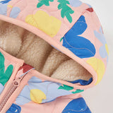 GEFÜTTERTE JACKE MIT BLUMEN