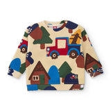Bedruckter Sweat-Jogginganzug