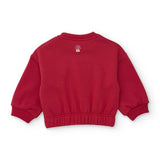 Bedrucktes Sweatshirt und blumenbedruckte Leggings