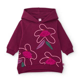 VESTITO FELPA CON CAPPUCCIO
