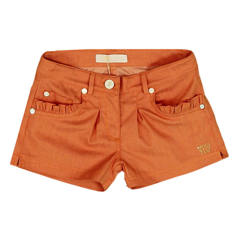SHORT - VIA DELLE PERLE - Sesso: Bambina - Colore: Arancione - Stagione: Primavera-Estate