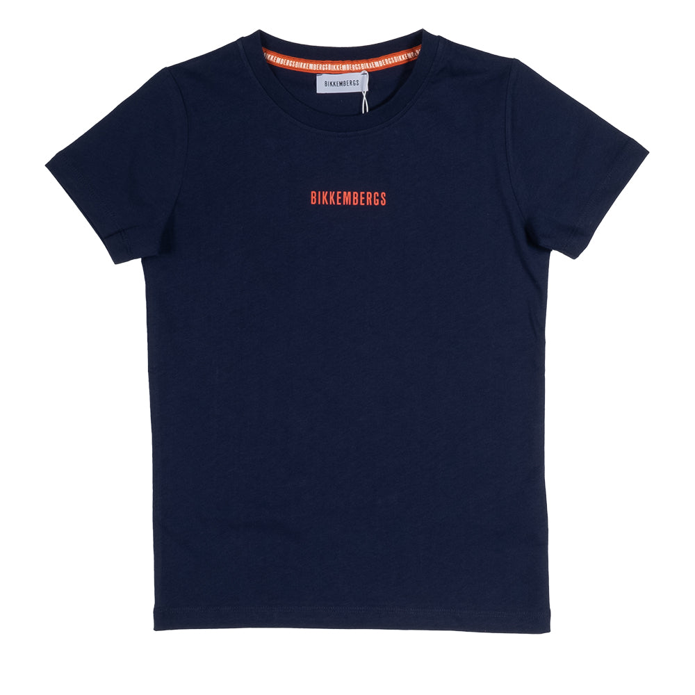 T-shirt della Linea Abbigliamento Bambino Bikkembergs, con logo sul davanti e stampa sul dietro i...