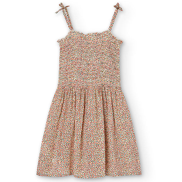 
Kleid aus der Boboli Girls' Clothing Line, mit dünnen Trägern, elastischem Oberbund und Micro-Al...