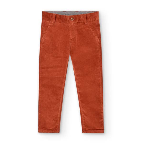 
Pantalone della Linea Abbigliamento Bambino Boboli, in velluto rigatino, con modello cinque tasc...