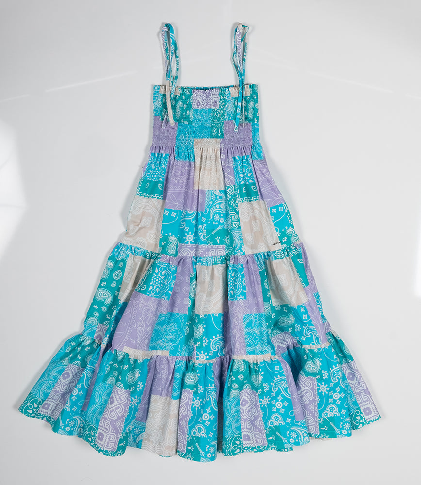 
Kleid aus der Fracomina Children's Clothing Line, Sommerkleid-Modell, lang mit verstellbaren Trä...