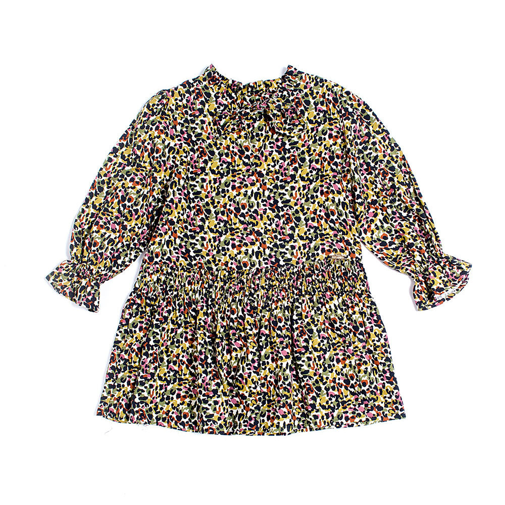 
  Schönes Kleid aus der Bekleidungslinie Fracomina Mini, mit Camouflage-Muster
  in hellen Tönen...