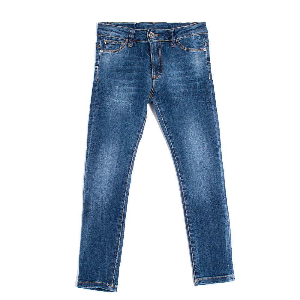 
  Jeanshose aus der Mädchenkollektion Fracomina, normales Modell mit
  verstellbare Taillenweite...