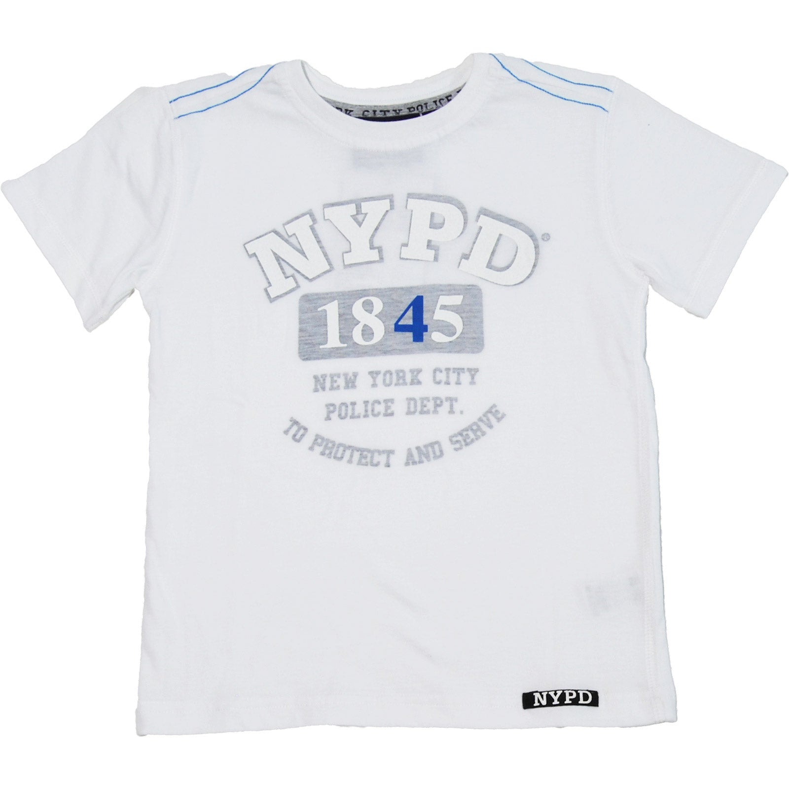 
  Kurzarm-T-Shirt aus der Mirtillo-Kinderkleidungslinie mit Aufdruck auf der Vorderseite und far...