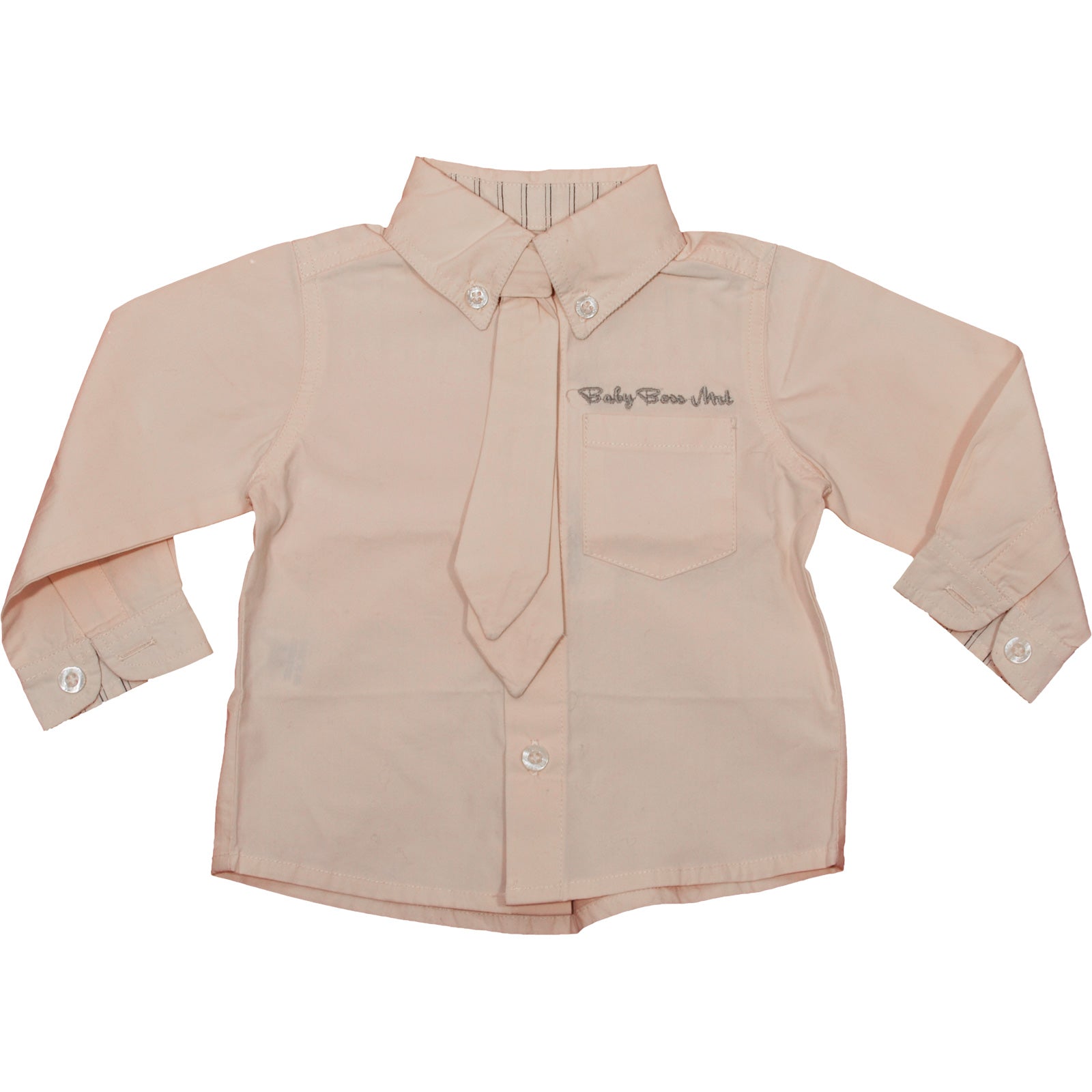 
  Shirt aus der Mirtillo Kinderkleidungslinie mit abnehmbarer Krawattenapplikation, Tasche und S...