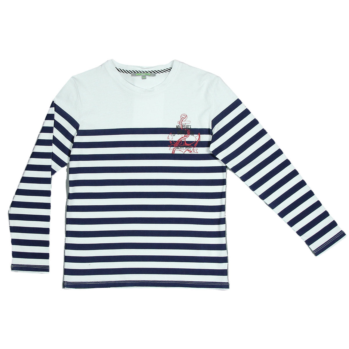 Langärmliges T-Shirt aus der Kinderkleidungslinie Silvian Heach Kids mit einem Matrosen-Design in...
