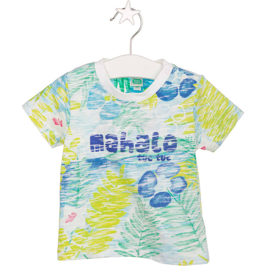 
  Slub Baumwoll-T-Shirt aus der Tuc Tuc Kinderkleidungslinie; Fantasie
  Hawaiianer mit Knöpfen ...