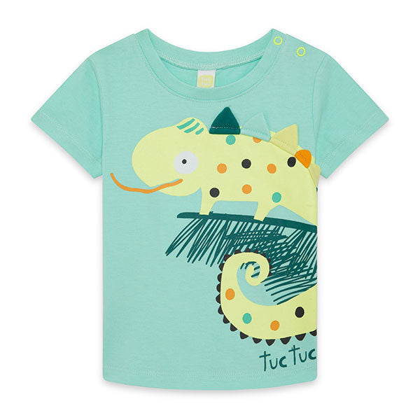 
  T-Shirt aus der Tuc Tuc Kinderbekleidungslinie, In The Jungle Kollektion mit
  Frontdruck und ...
