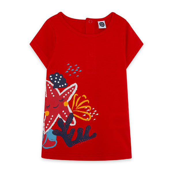 
  T-Shirt aus der Tuc TUc Girl's Clothing Line, Red Submarine Kollektion, mit
  Wunderschöner bu...
