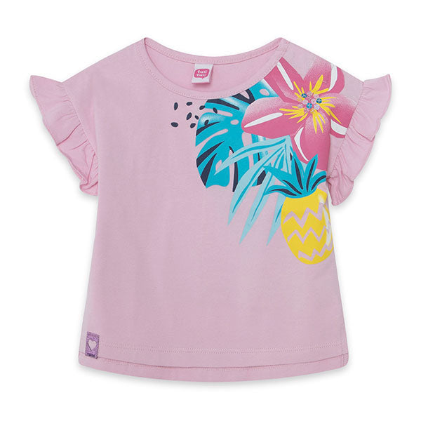 
  T-Shirt aus der Tuc Tuc Kinderbekleidungslinie, Tahiti-Kollektion. Mit Ricotti
  auf den Freun...