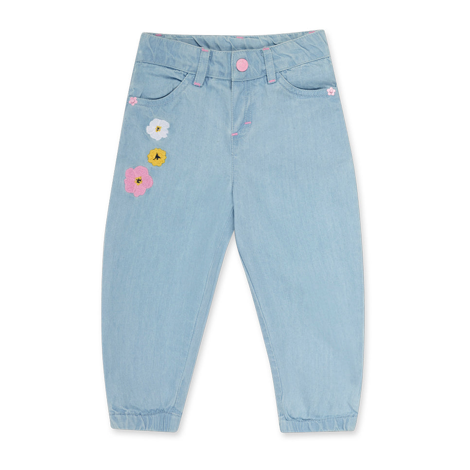 Jeanshose aus der Tuc Tuc Children's Clothing Line, mit elastischem Bund und heller Waschung.
Zus...