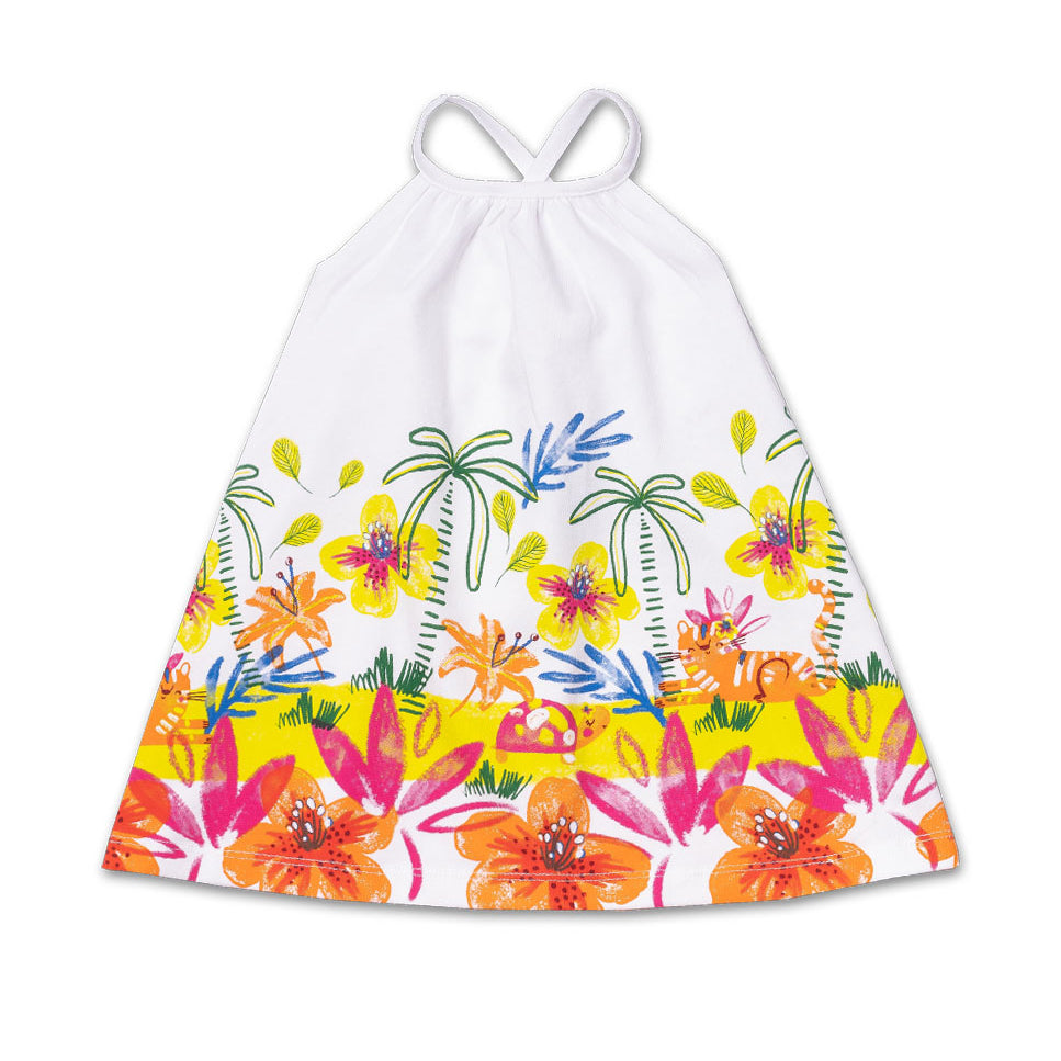
Sommerkleid aus der Tuc Tuc Children's Clothing Line, mit gekreuzten Trägern auf der Rückseite u...