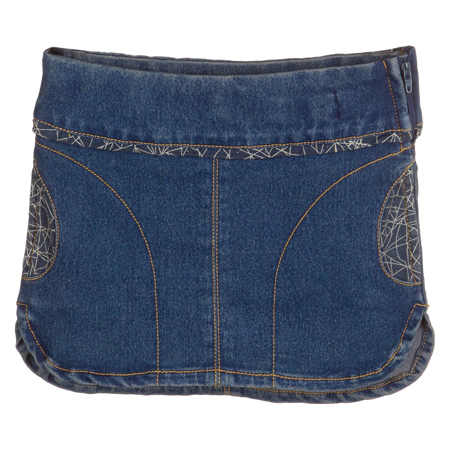
  Minirock aus der Modelinie des Tuc Tuc-Mädchens in Jeans mit Seitentaschen.



  Zusammensetzu...